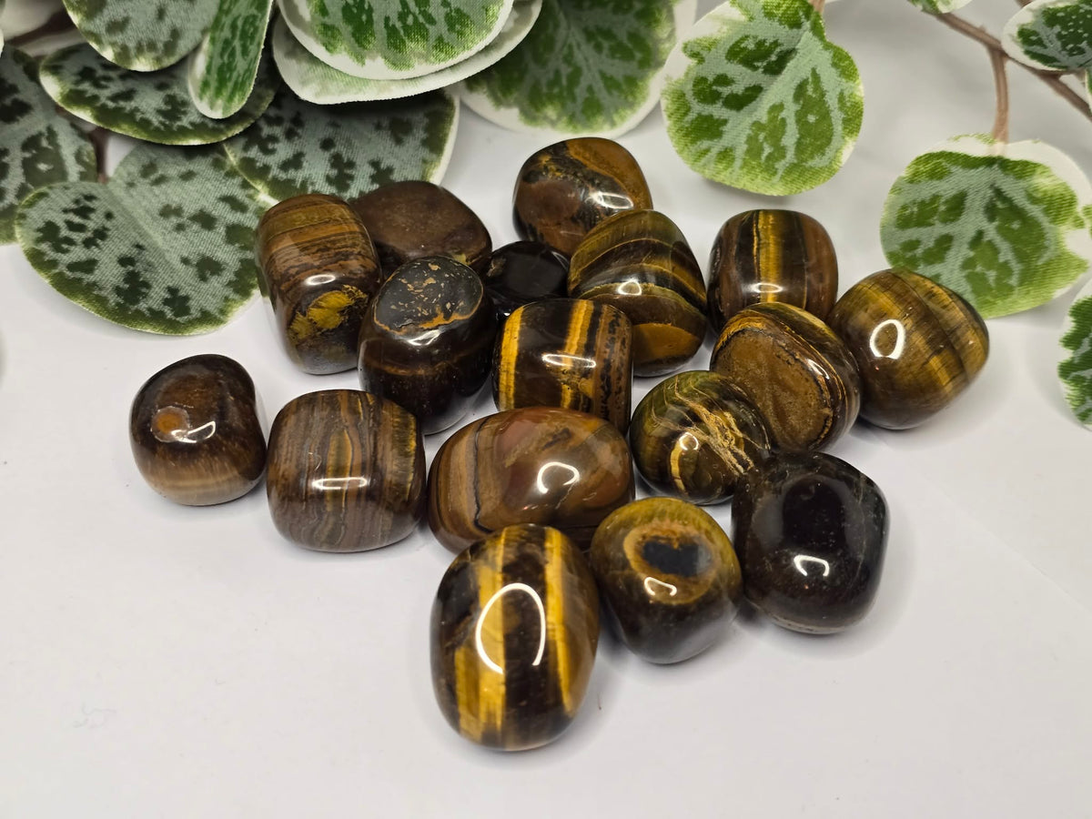 Tigers Eye Tumbles 20g
