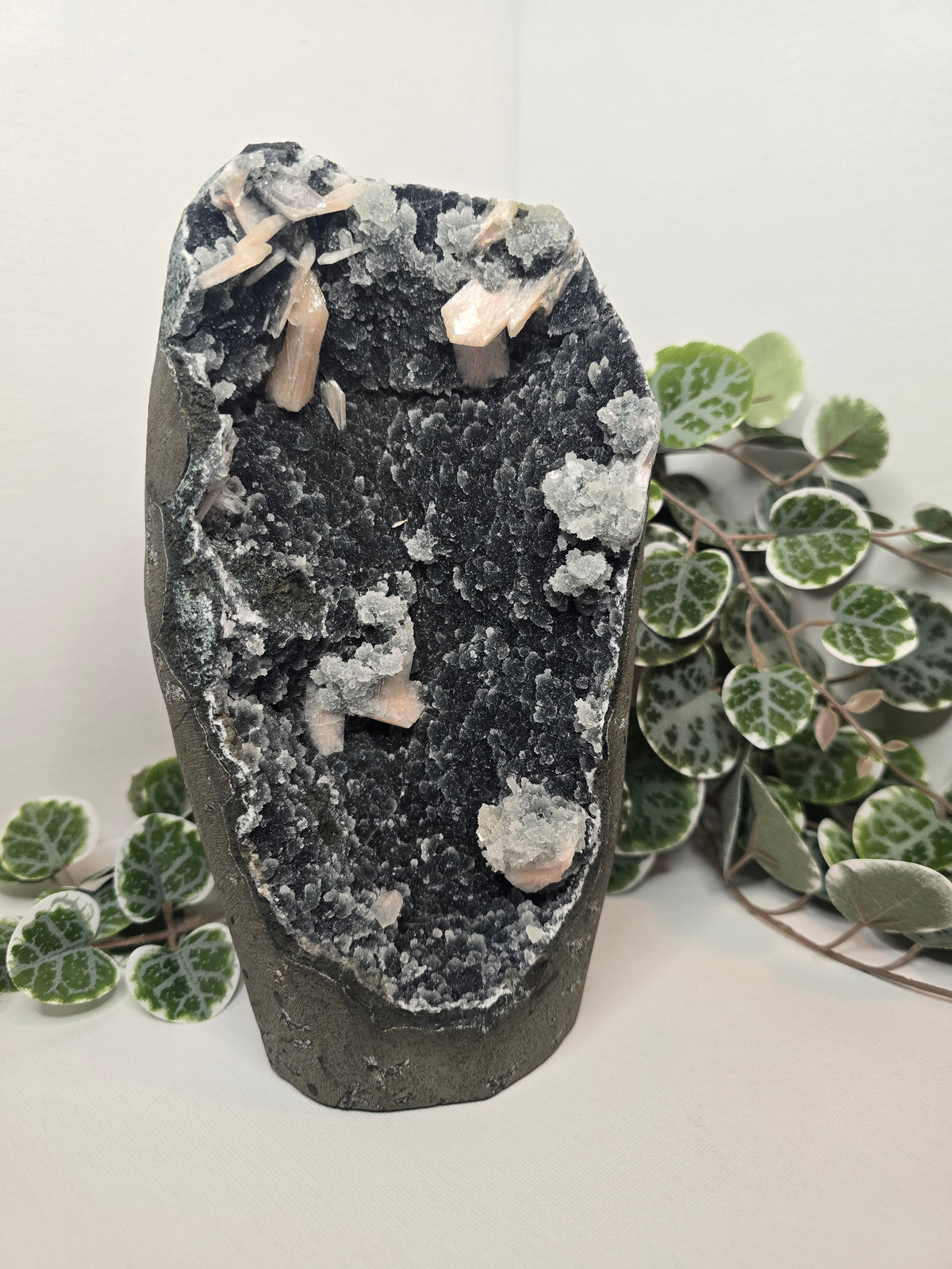 Apophyllite with Stilbite Cut Base 2.14kg