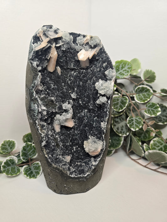 Apophyllite with Stilbite Cut Base 2.14kg