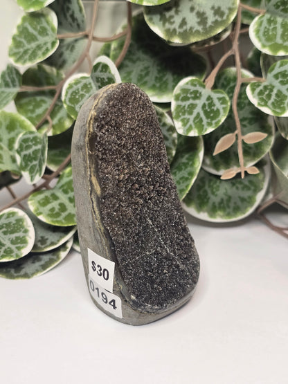 Black Amethyst Cut Base 187g