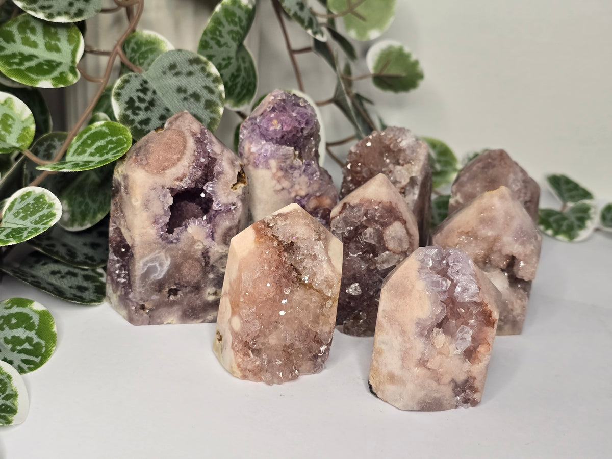 Pink Amethyst Free Form Towers - Medium 60-120g