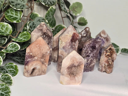 Pink Amethyst Free Form Towers - Medium 60-120g