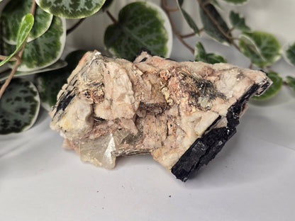 Black Tourmaline Specimen On Host Rock 436g