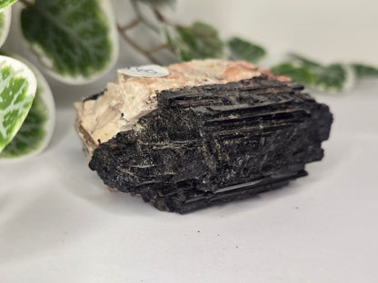 Black Tourmaline Specimen On Host Rock 300g