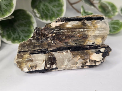 Black Tourmaline Specimen On Host Rock 197g