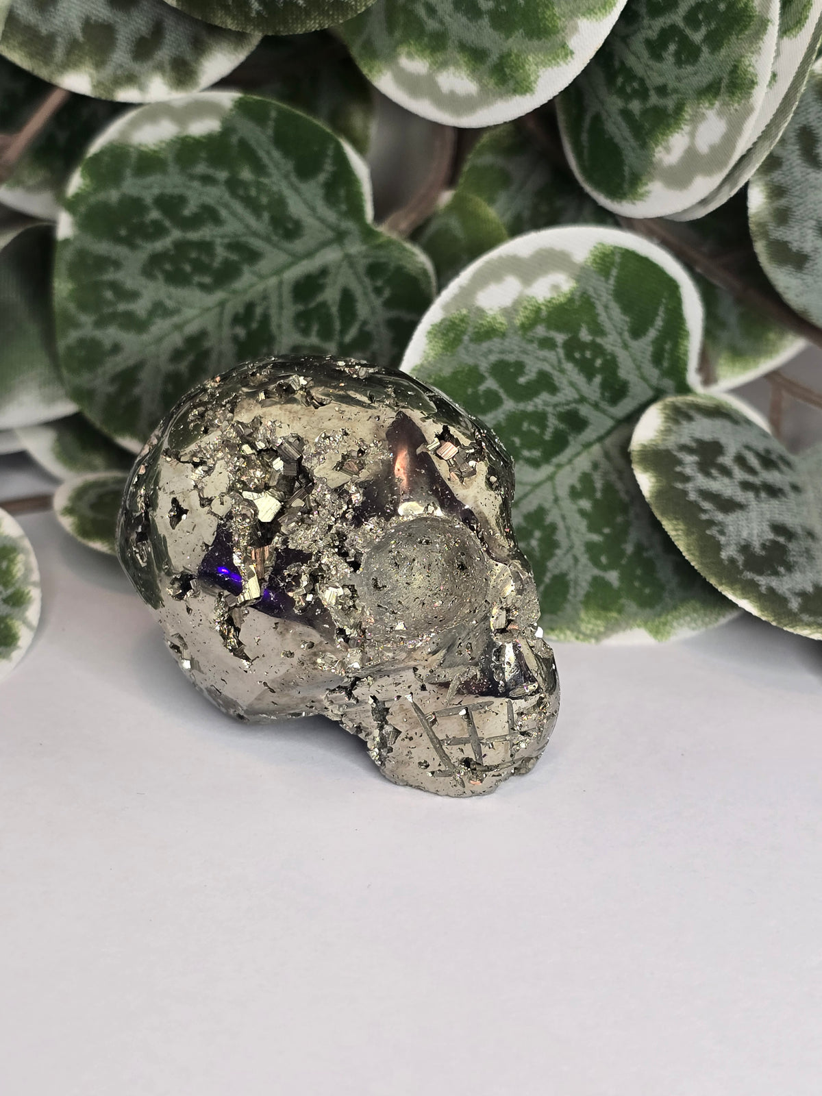 Pyrite Skull 107g