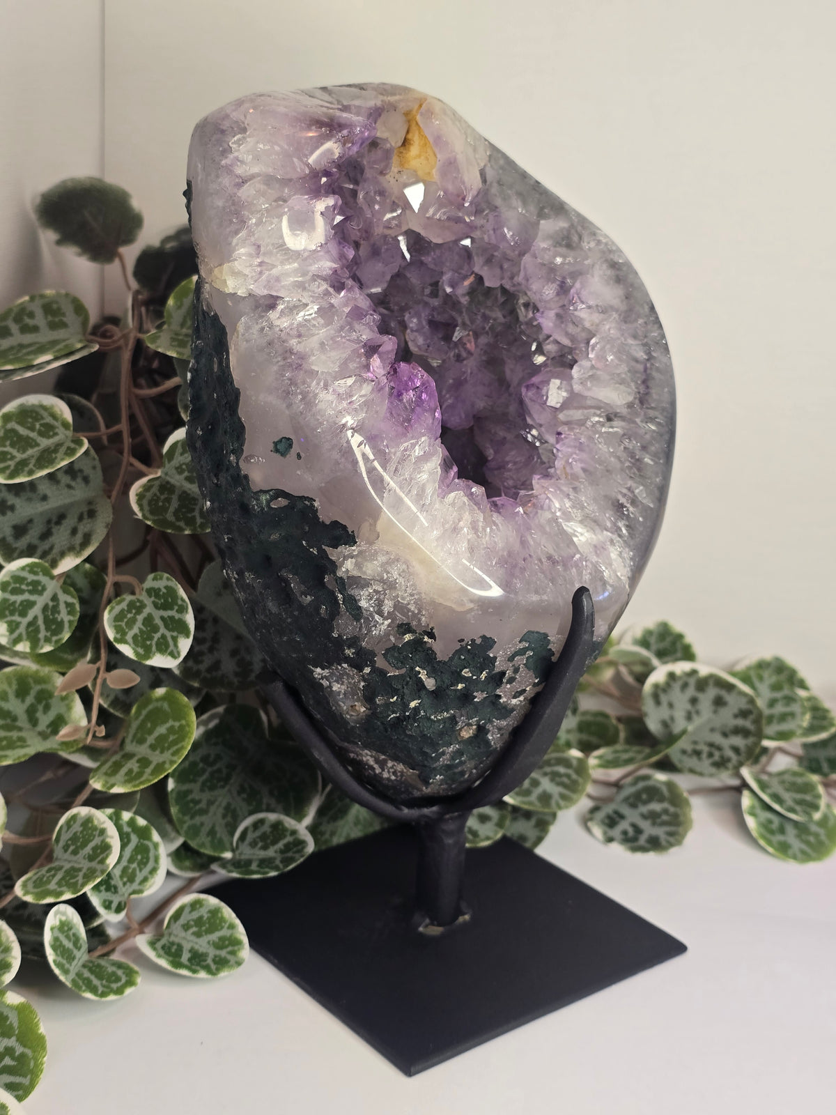 Amethyst Free Form Cluster on Stand 3.08kg