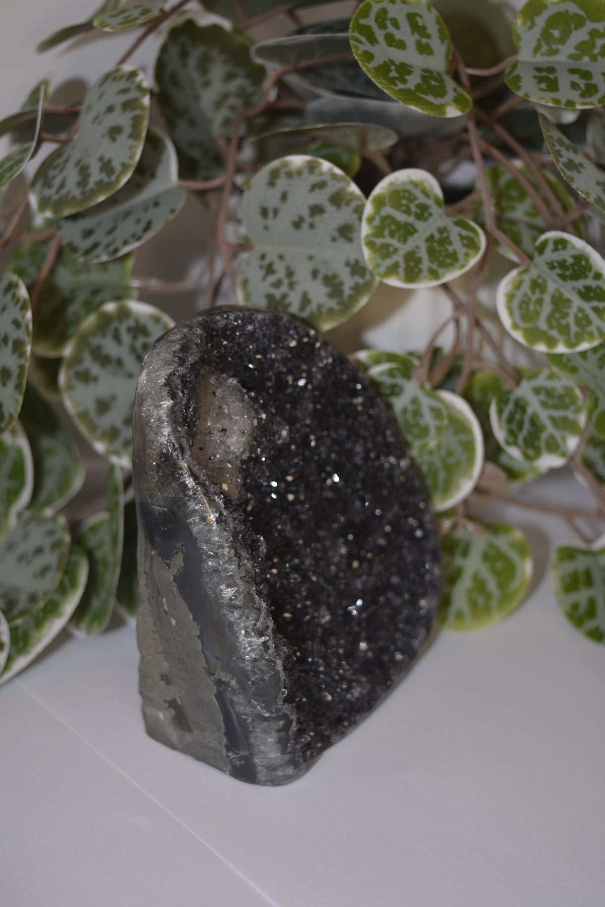 Black Amethyst Cut Base 620g
