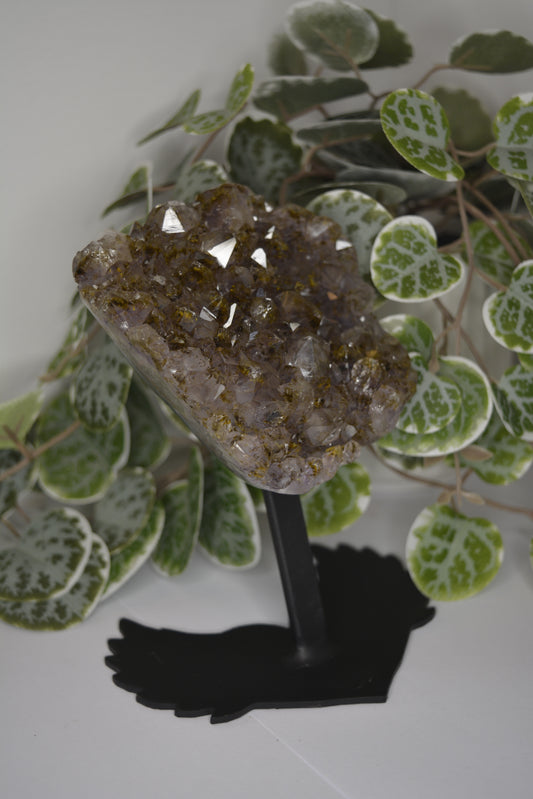 Amethyst Free Form Cluster on Stand 685g