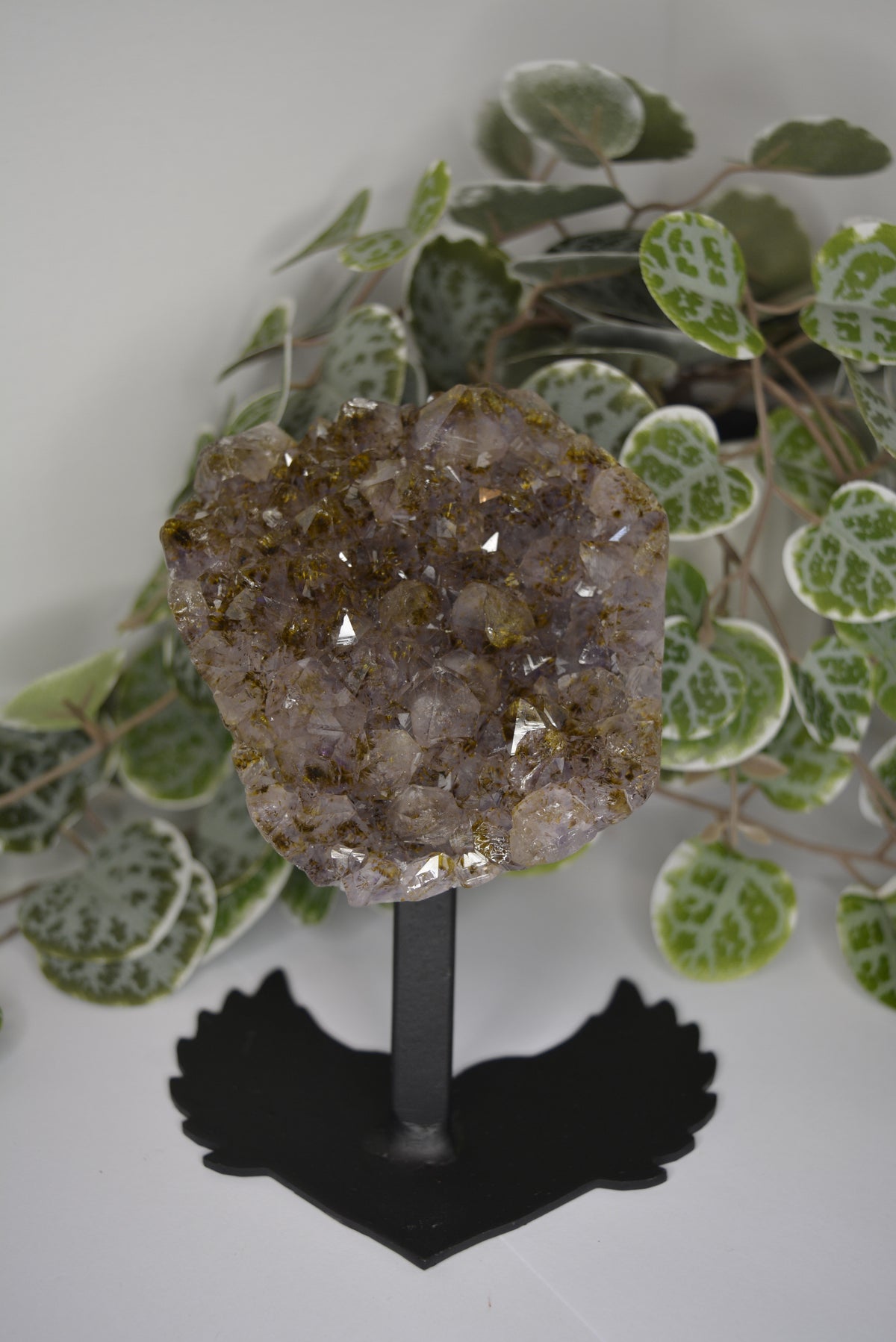 Amethyst Free Form Cluster on Stand 685g