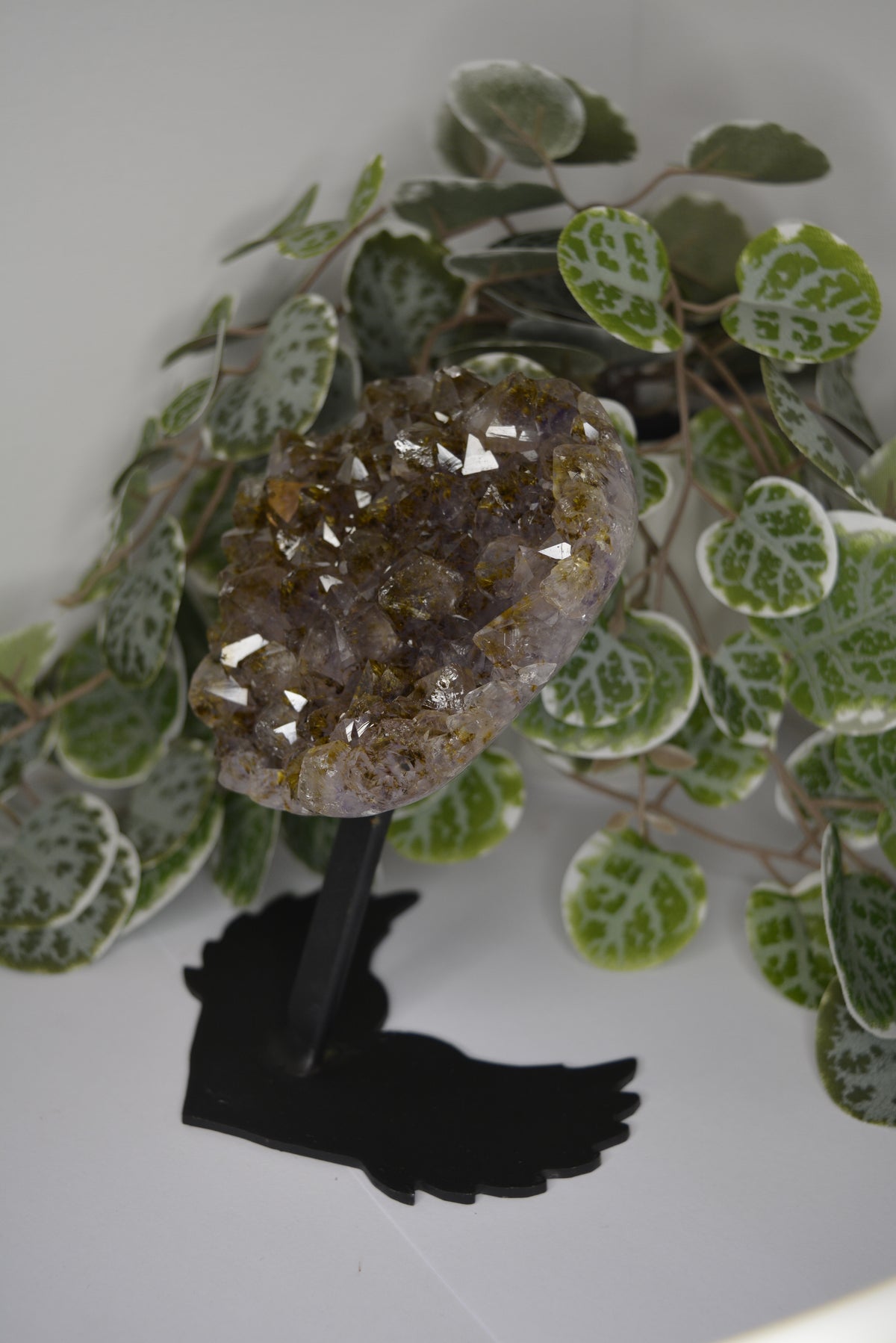 Amethyst Free Form Cluster on Stand 685g