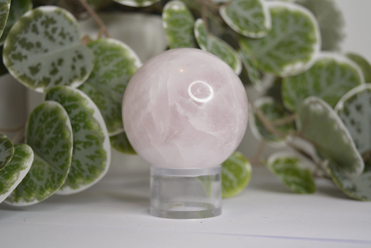 Rose Quartz Sphere 207g