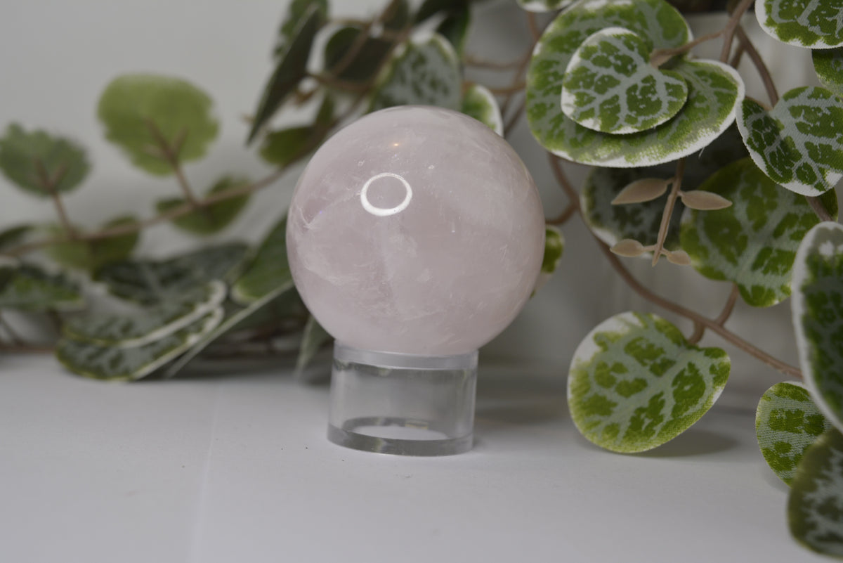 Rose Quartz Sphere 207g