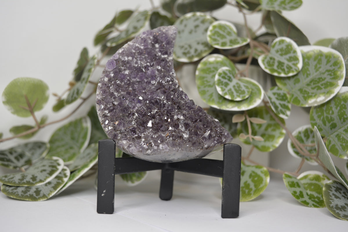Amethyst Free Form Cluster - Moon 221g