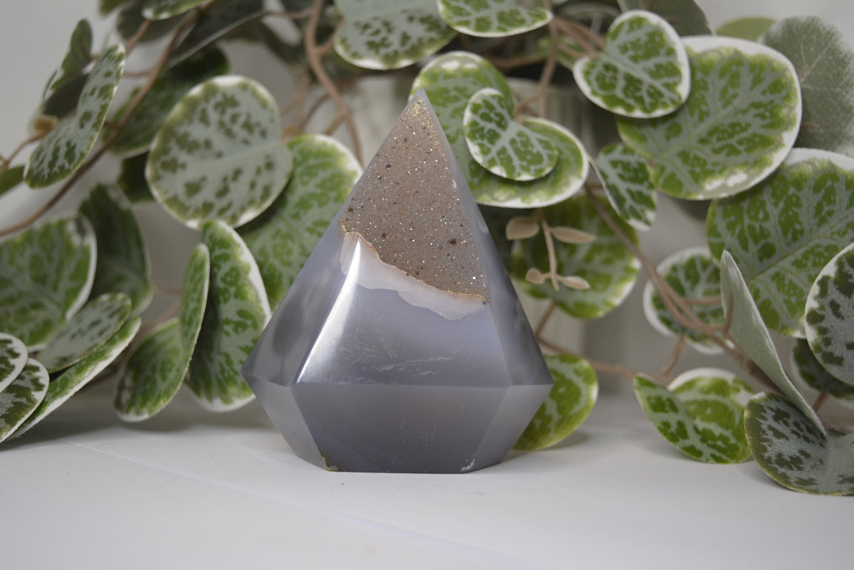 Agate Carved Free Form 262g