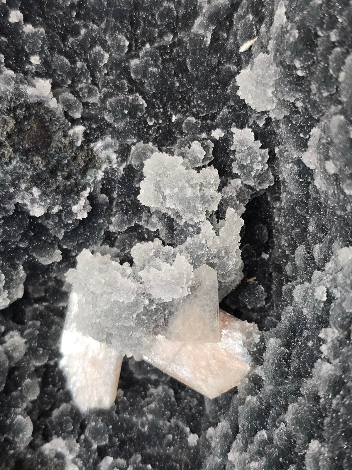 Apophyllite with Stilbite Cut Base 2.14kg